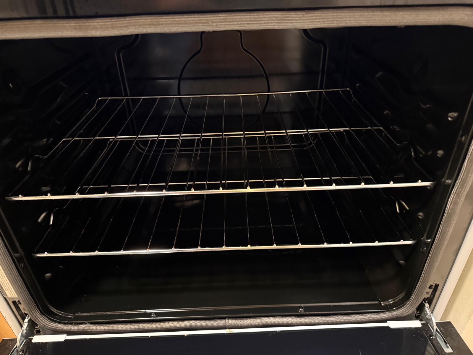 Oven interior cleaned by D&D Cleaning Services
